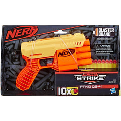 Nerf Yellow-Orange Alpha Strike Fang QS-4 Dart Blaster