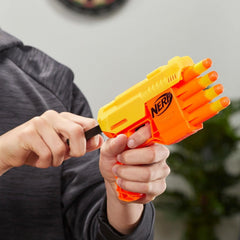 Nerf Yellow-Orange Alpha Strike Fang QS-4 Dart Blaster