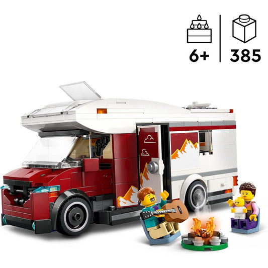 Lego City 60454 Holiday Camper Van & 3 Mini Figure Construction Playset