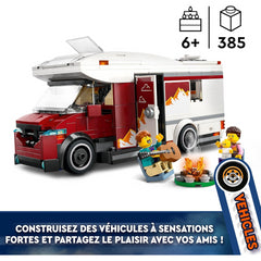 Lego City 60454 Holiday Camper Van & 3 Mini Figure Construction Playset