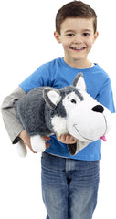 Flip a Zoo Asher Husky & Poppi Polar Bear 2 in 1 Soft Plush Toy 020420 - Maqio 3