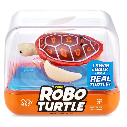 ZURU Robo Alive Turtle Electronic Robotic Water Toy Orange