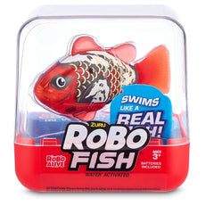 ZURU Robo Alive Fish Electronic Robotic Swimming Toy Red