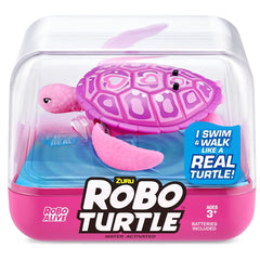 ZURU Robo Alive Turtle Electronic Robotic Water Toy Pink