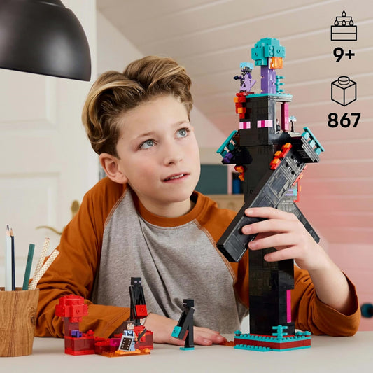 Lego Minecraft 21279 The Enderman Tower Building Playset with Mob