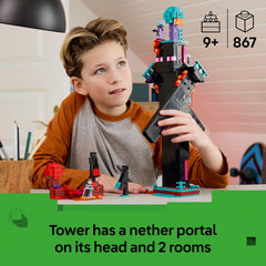 Lego Minecraft 21279 The Enderman Tower Building Playset with Mob
