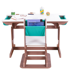 KidKraft Grow Together Pocket Adjustable Desk & Chair - Grey Ash Colour