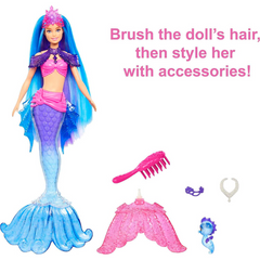 Barbie Mermaid Malibu Doll with Seahorse Pet