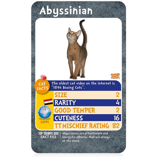 Top Trumps Cards Game - Cats