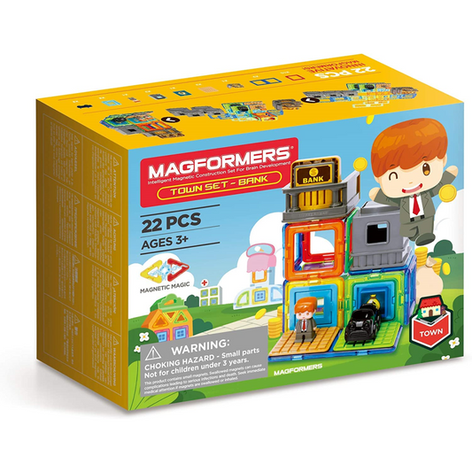 Magformers Town 22 Pice Bank Set