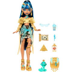Monster High Cleo Denile Core Doll in Blouse and Skirt and Pet Cobra Hissette