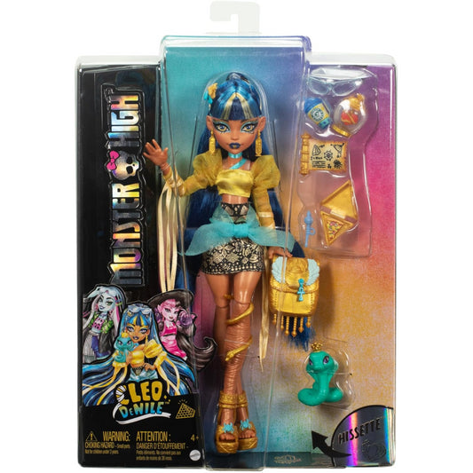 Monster High Cleo Denile Core Doll in Blouse and Skirt and Pet Cobra Hissette