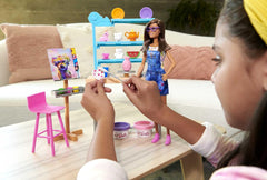 Barbie Relax and Create Art Studio Playset & 11-in Doll