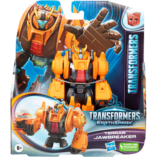 Transformers Earthspark Terran Jawbreaker Warrior Class Toy