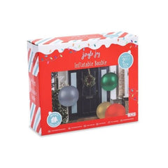 Jingle Joy Red Inflatable Christmas Bauble Decoration