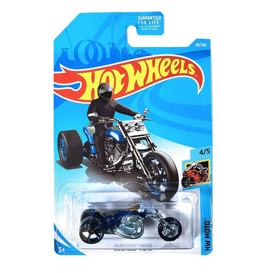 Hot Wheels Die-Cast Vehicle Blastous Moto Blue