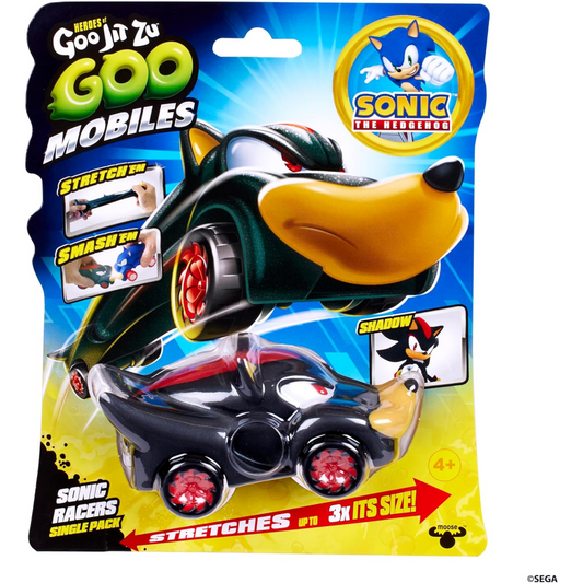 Goo Jit Zu Sonic the Hedgehog Squishy Stretch Toy - Shadow