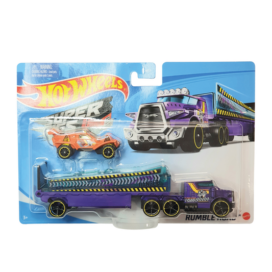 Hot Wheels Super Rigs Toy Vehicle - Rumble Road