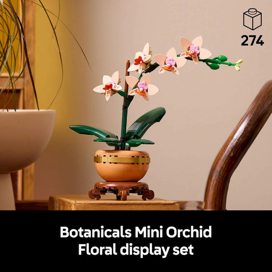 Lego Botanicals 10343 Mini Orchid Flower Display Gift Playset