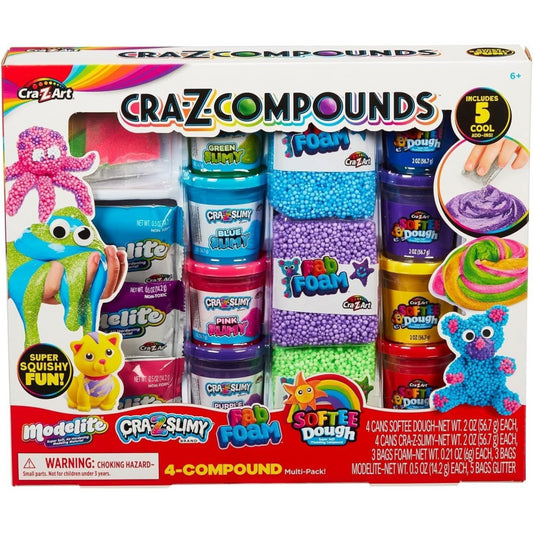 Cra-Z-Art Cra-Z-Compounds 4 Pack Sensory Toy Playset