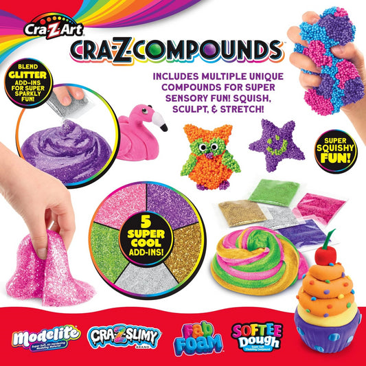 Cra-Z-Art Cra-Z-Compounds 4 Pack Sensory Toy Playset