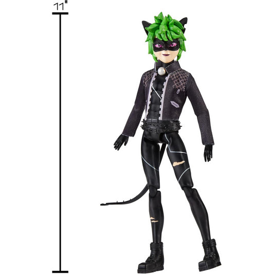 Miraculous Ladybug Teen Superhero Claw Noir 10-Inch Fashion Doll