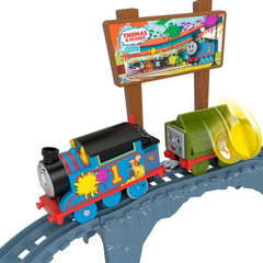 Thomas & Friends Paint Delivery Set with Motorized Thomas Toy