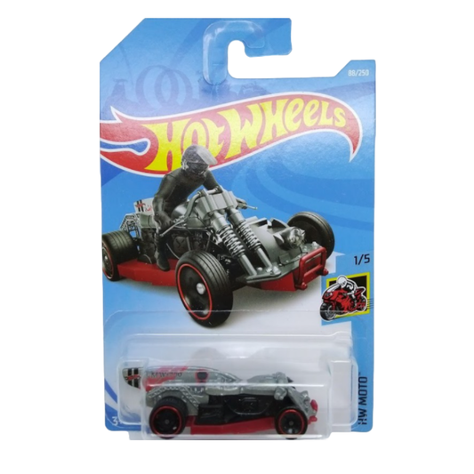 Hot Wheels Die-Cast Vehicle Silver Moto Wing