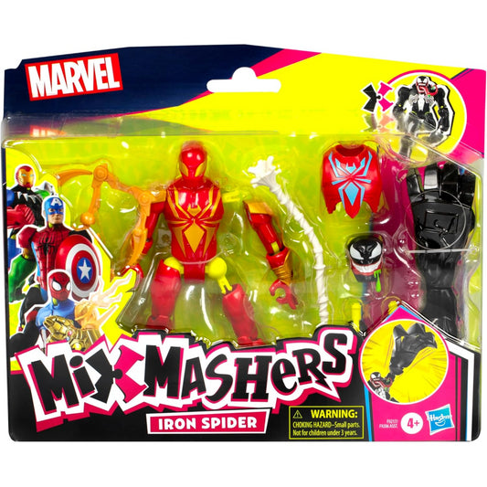 Marvel Mix Mashers Iron Spider Deluxe Figure Toy for Kids