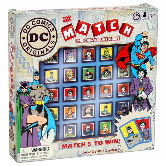 Top Trumps DC Comics Originals Match The Crazy Cube Game