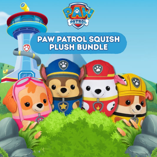 Paw Patrol Squish Plush Bundle