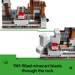 Lego Minecraft 21277 The Pickaxe Mine Playset with Tools & Figures