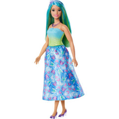 Barbie Dreamtopia Princess Doll Blue-Green Hair Figure Toy