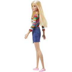 Barbie It Takes Two Barbie Malibu Roberts Doll Blonde With Rainbow Shirt