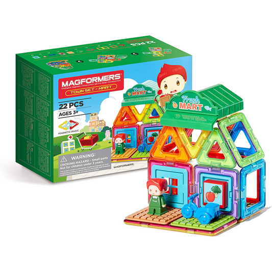 Magformers Town Minimarket Set Magnetic Building Blocks With Play Character