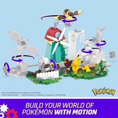 Mega Pokemon Country Side Windmill Playset