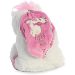 Aurora Dream Reversible Unicorn Cushion Plush Toy
