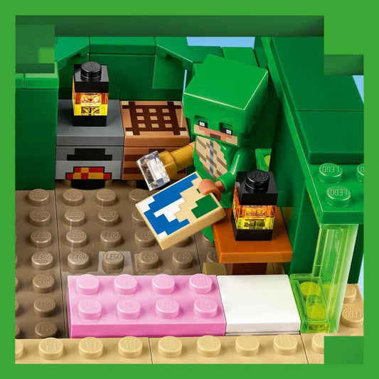 Lego Minecraft 21254 The Turtle Beach House Playset with Mini Figures
