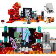 Lego Minecraft 21255 Nether Portal Ambush Playset with Steve & Blaze