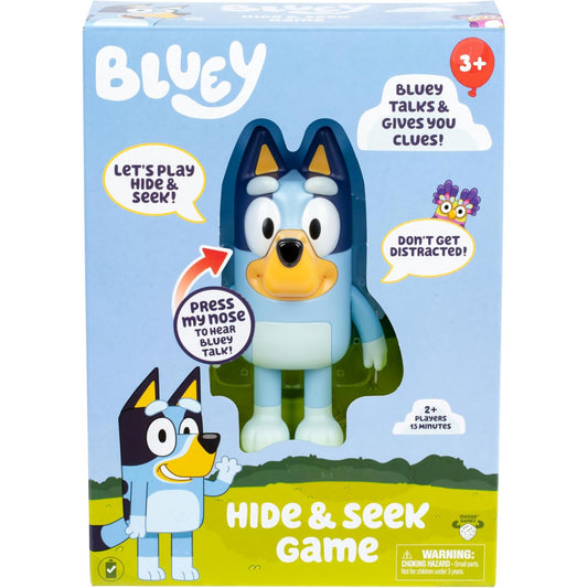 Bluey Hide and Seek Game Sounds Theme Song Interactive and Figure