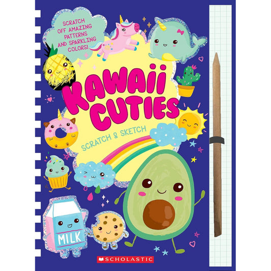 Kawaii Cuties Scratch & Sketch Art Activity Book