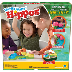 Hasbro Gaming Hungry Hungry Hippos Refresh Edition Fun Board Game