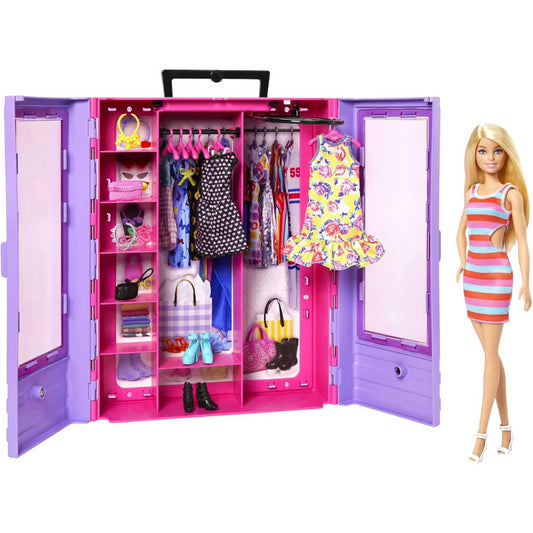 Barbie Fashionistas Ultimate Closet Purple With Doll and Accessories