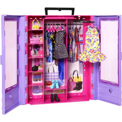 Barbie Fashionistas Ultimate Closet Purple With Doll and Accessories