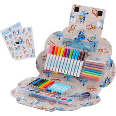 Bluey Art Compendium Carry Case Creative Set Paint Up Figure