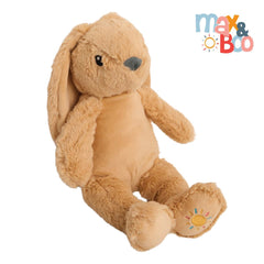 Max & Boo Soft Plush Bunny with Floppy Ears 40cm - Amber