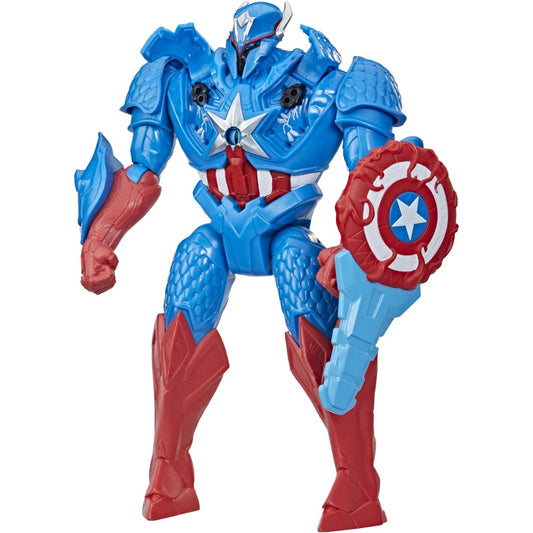 Marvel Mech Strike Monster Hunters 20cm Action Figure - Captain America