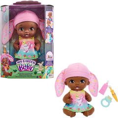 My Garden Baby Brush & Smile Little Bunny Baby Doll 12-in with 3 Accessories (Damaged Box)