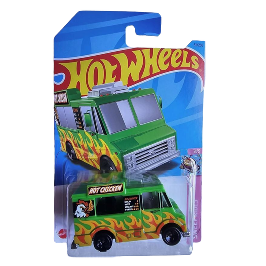 Hot Wheels Die-Cast Vehicle Quick Bite Green Van