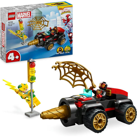 Lego Marvel 10792 Spider Man Drill Spinner Vehicle Car Playset